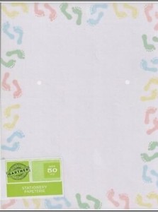 Baby Designer Paper, 8 1/2in. x 11in., Pastel Pack Of 50
