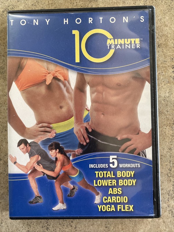 Tony Horton 10 Minute Trainer DVD & case.  Great for that New Year Resolution