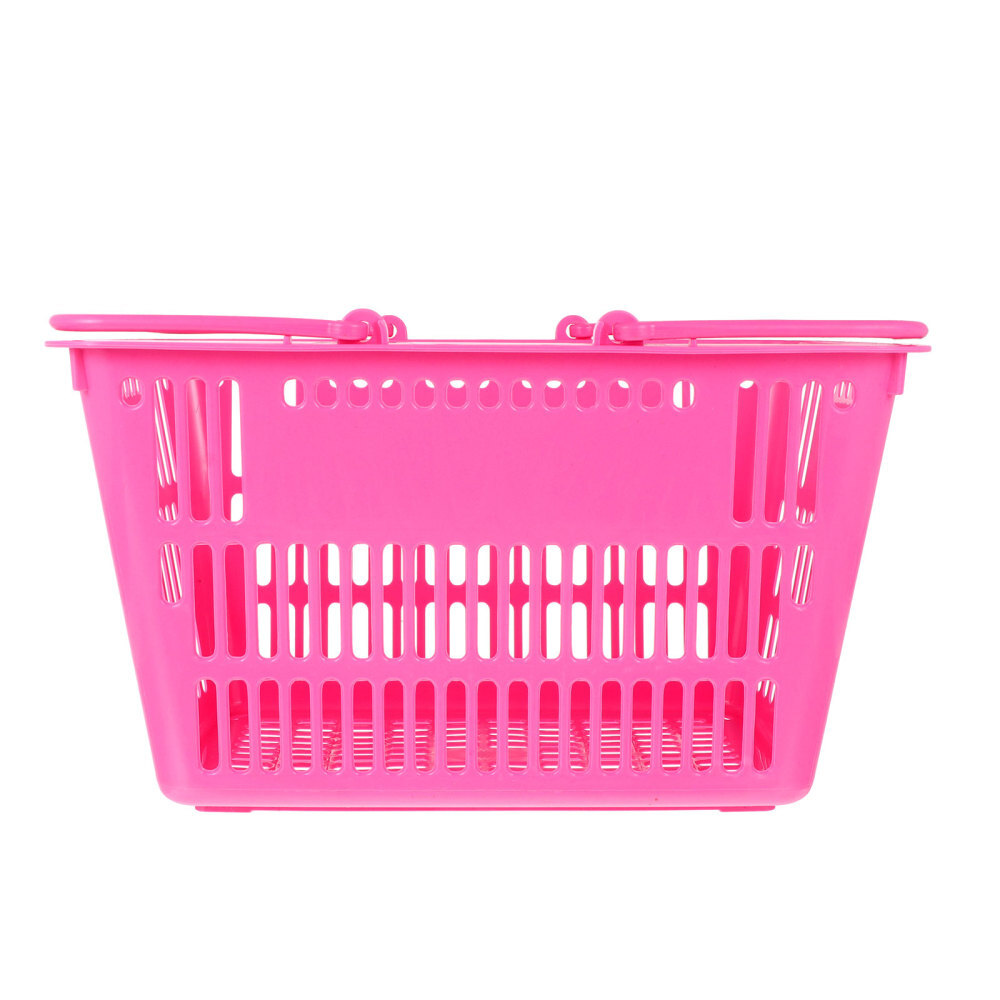 Plastic Supermarket Shopping Basket Child Vegetable Container with