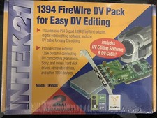 Intek21 1394 DV Pack - FireWire adapter, Cable And Software NEW Factory Sealed