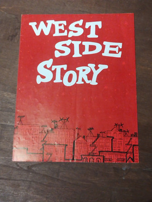 1963 West Side Story program Bobby Rydell Play Columbus