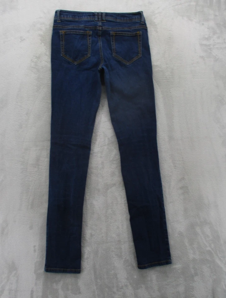 Mossimo Supply Co Jeans Womens 7 Skinny Fit 6 Blue Dark Wash Stretch Denim - Image 4 of 4