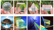 Quick Acting Durable Stable Sturdy 4PCS K9 Optical Crystal Photography Prism Set