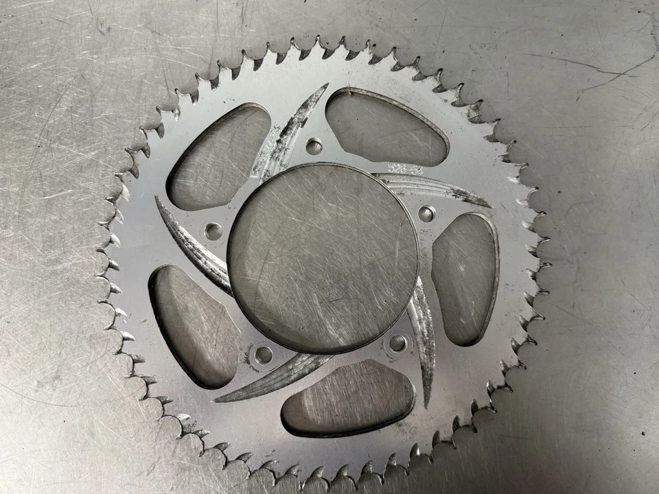 SUZUKI 2001-2010 GSXR600 VORTEX SILVER ALUMINUM 525 REAR SPROCKET 36-54 TOOTH - Image 3 of 4