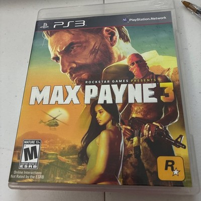 Max Payne 3 Sony PlayStation 3 Video Game 2012 Rockstar Games