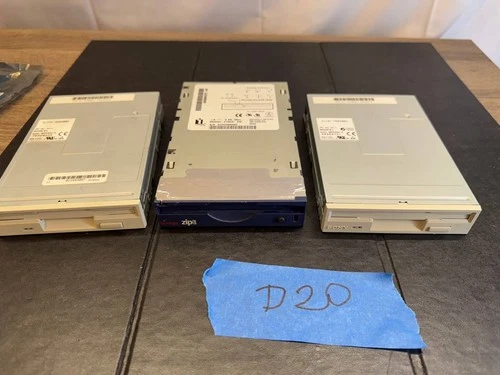 Lot: Iomega Z100Si Zip 100MB IDE Drive + 2x Sony MFP920-Z 3.5" Floppy Drives