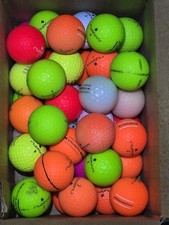 50 Near Mint 5A Maxfli SOFTFLI Straightfli Golf Balls Multi-colored