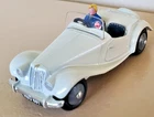 Very Rare 1950s Dinky 108 Civilian MG Midget Beautiful in Light Grey Code 3