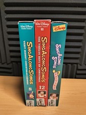 Walt Disney Home Video Sing Along Songs Christmas VHS NTSC English Mickey Mouse