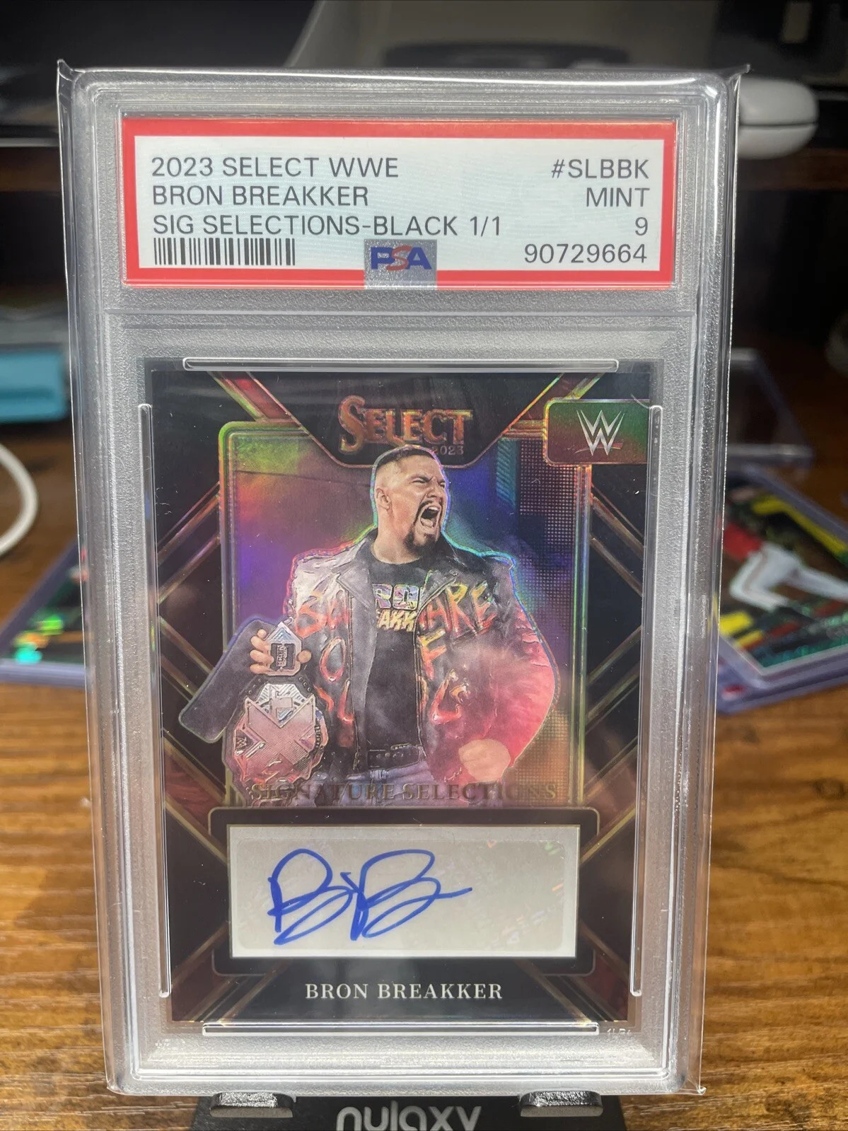 Bron Breakker  Select Auto 1/1  Black