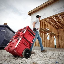 Milwaukee Tool PACKOUT Rolling Toolbox With All Terrain Wheels