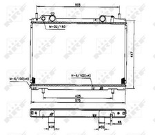 Radiateur Fiat BRAVO