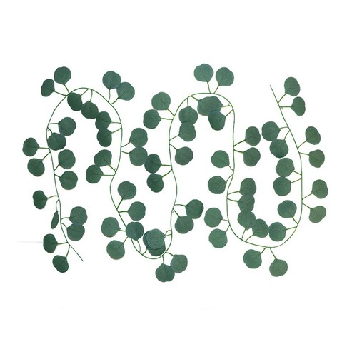 Eleganti e pratiche foglie di eucalipto artificiale lunghe 7 piedi in confezione - Imagen 10 de 11
