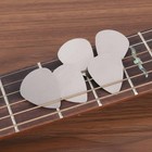 Edelstahl-Gitarrenplektrum Spiegelpoliert Daumenplektrum Leicht und tragbar