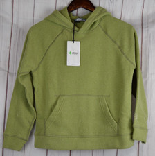 STIO Turpin Fleece Hoodie Kids Medium M 10 Terrain Heather Green NWT