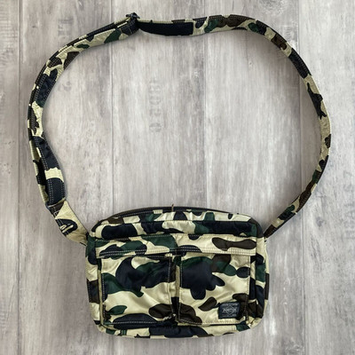 BAPE × Porter Shoulder Bag 1st Camo Yellow A Bathing Ape | eBay