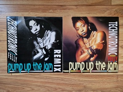 Technotronic Featuring Felly - Pump Up The Jam + Remix - Maxi Single Vinyl 12''