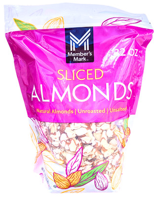 Member's Mark Sliced Almonds 32 Oz EXP 12/2028