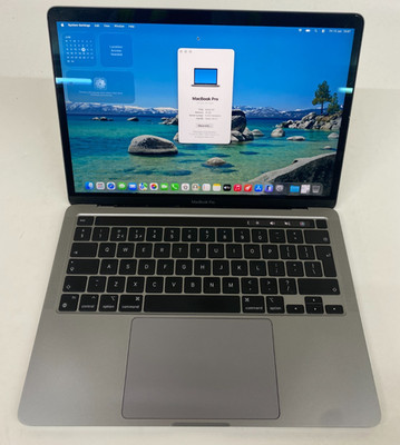 Apple MacBook Pro A2338 13,3'' M1 16GB RAM 256GB NVMe Grade C GBR 380 Zyklen