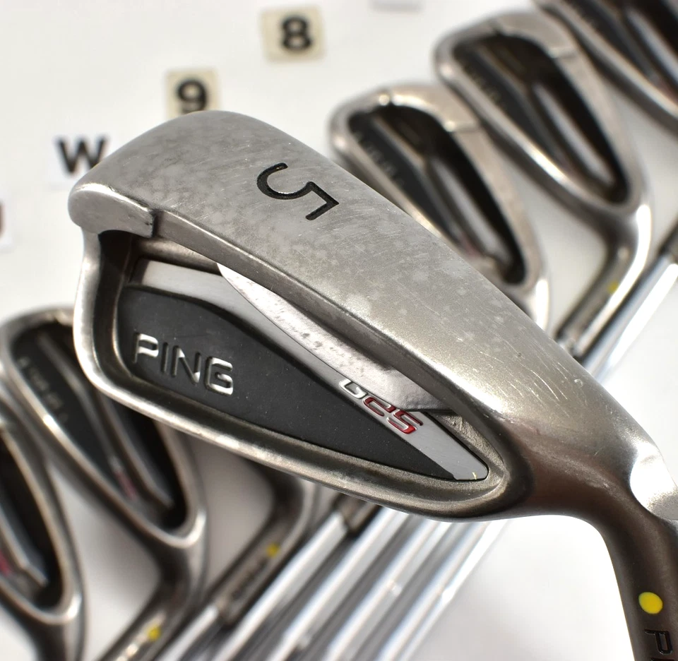 PING G25 8p 5-6-7-8-9-W-U-S RH Golf Iron Set Yellow Dot Men Club CFS Max Stiff - Image 4 of 4