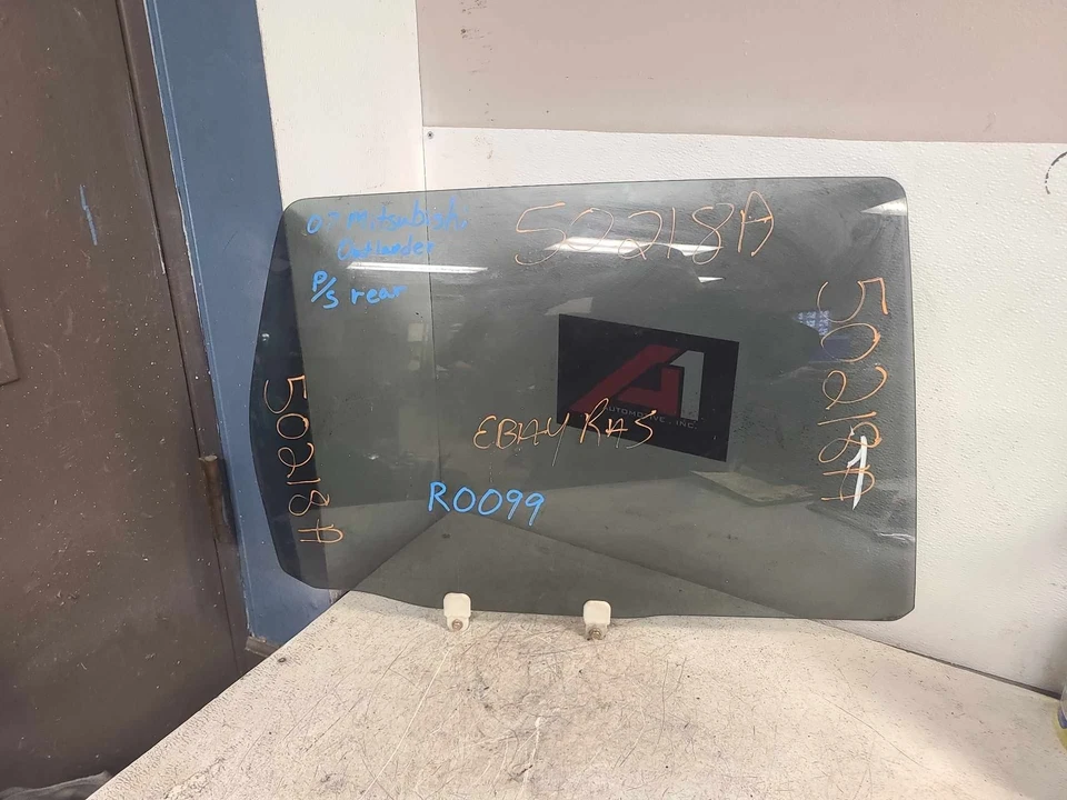 07-13 MITSUBISHI OUTLANDER RIGHT REAR PASSENGER DOOR GLASS WINDOW PRIVACY TINT Foto 4 de 4