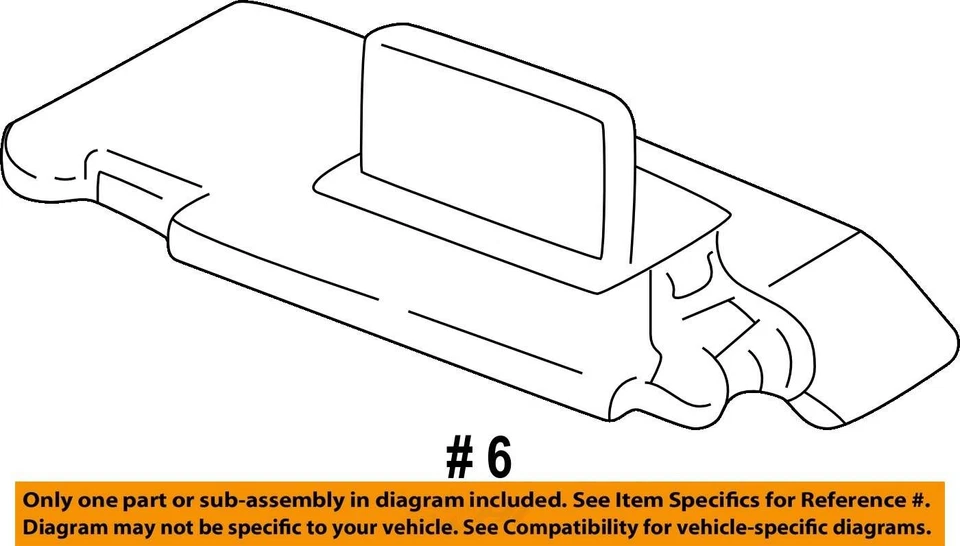 Espejo parasol derecho gris para pasajero Honda Insight 2000-2006 EY1D2 Foto 4 de 4