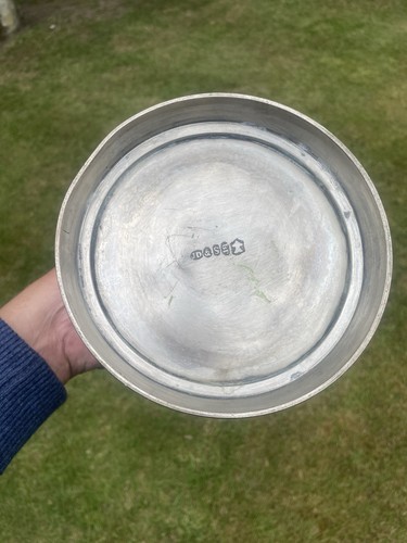 Cubo de vino champán chapado en plata Louis Roederer 6" de ancho, 7,5" de alto en muy buena condición+ - Imagen 6 de 10