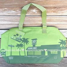 NWT Trader Joes’s 2025 Fall Large Matcha Olive Green Insulated Cooler Tote Bag