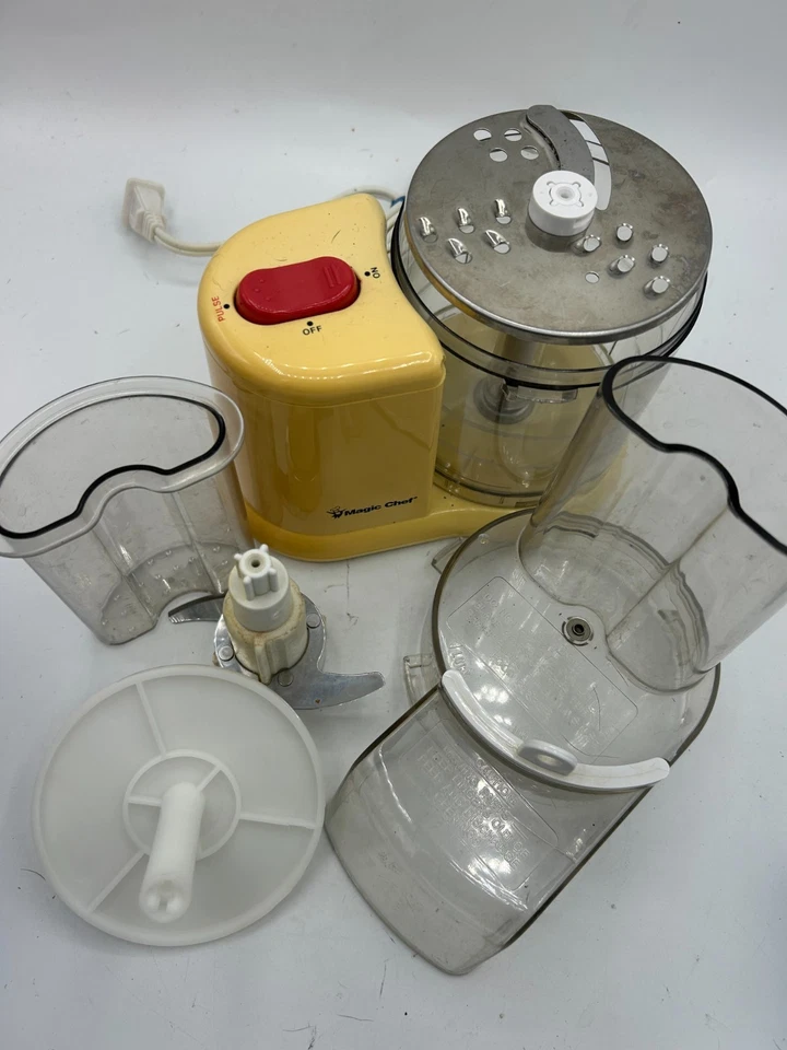 Magic Chef JK-357 MINI FOOD PROCESSOR 2 Speed Pulse 12oz Cup Chop Shred Slice - Image 2 of 2