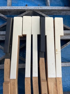 88 complete set full piano keys arts crafts key set