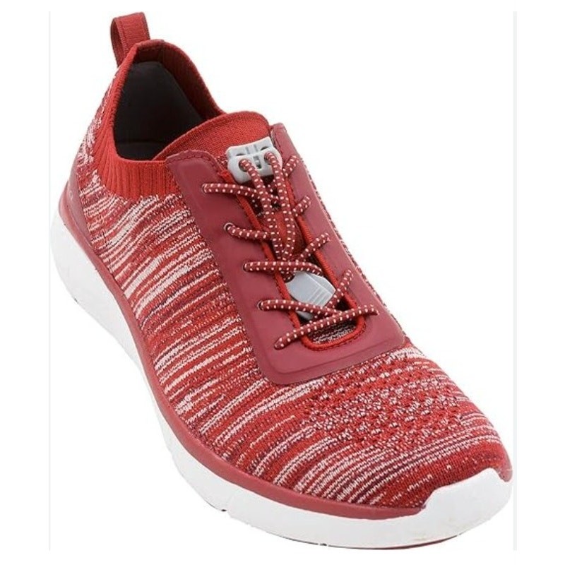 SAOLA Sneakers donna Biza Solar vino multi rosso bianco taglia 41 EU 10 5 US NUOVE CON SCATOLA tomaia in feltro