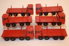 Six (6) Vintage 1966 - 1969 Matchbox Lesney Leyland Pipe Trucks #10 BPW