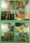 DR WHO TAIWAN CHINA 8 FDC MAXIMUM CARD BUTTERFLY/DRAGONFLY R63125