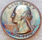 "Beautiful Silver" 1976-S Washington Bicentennial "BU" 40% SILVER Quarter Coin