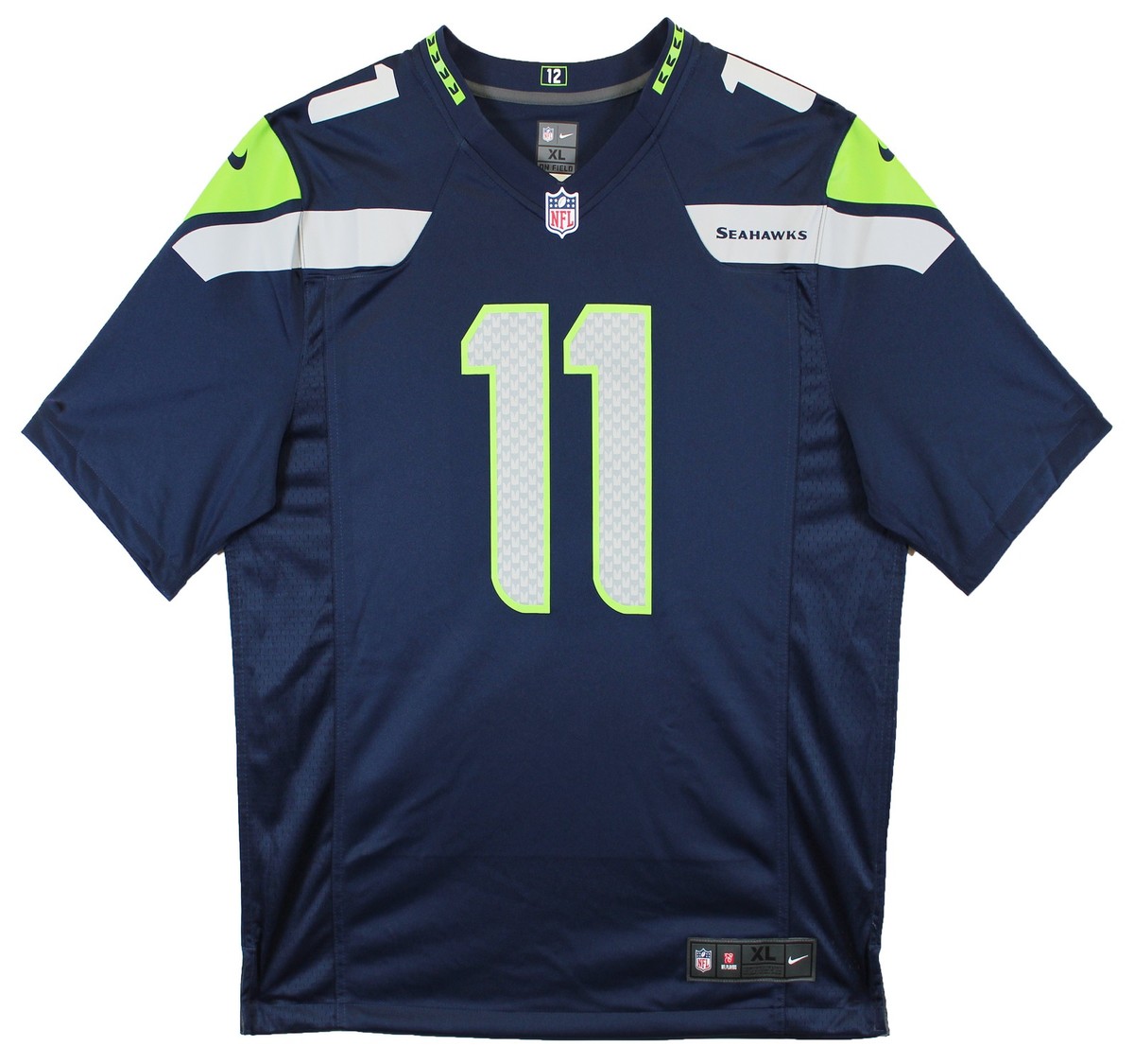 Seahawks Jaxon Smith-Njigba Authentic Signed Navy Blue Nike Game