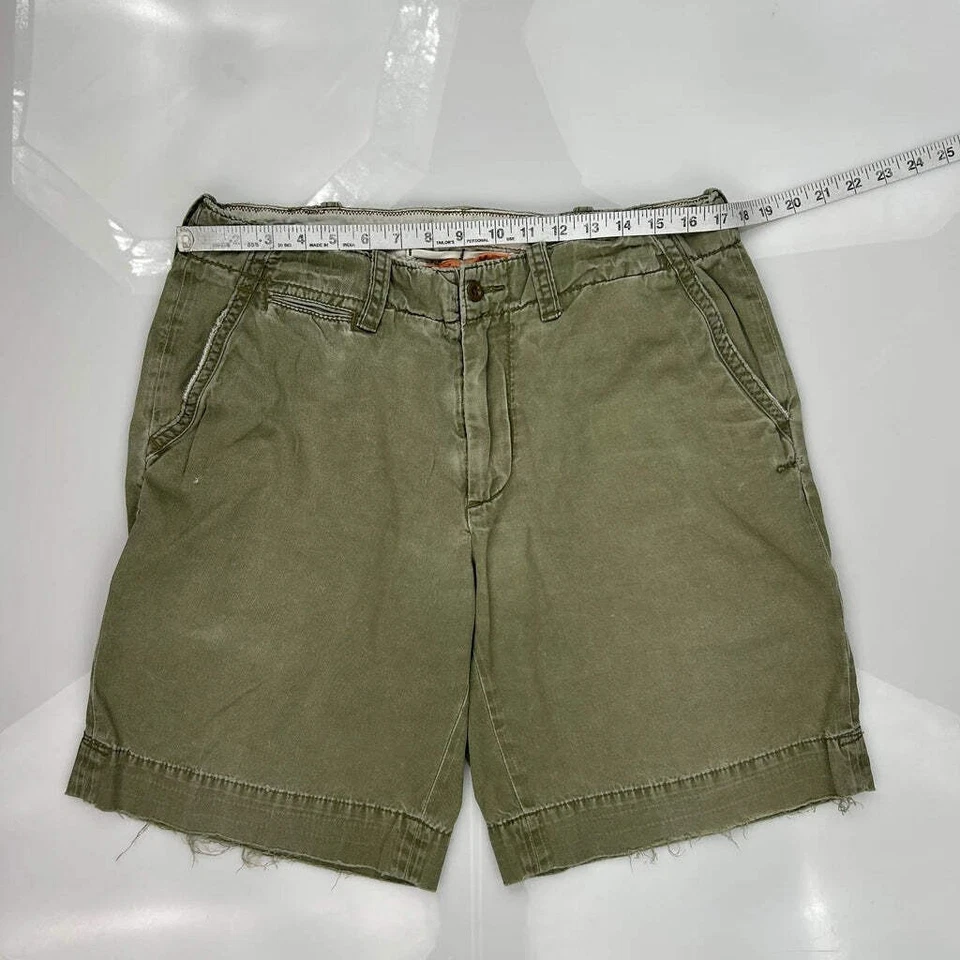 Polo By Ralph Lauren Chino Shorts - 34W 9L Green Cotton - Image 3 of 4