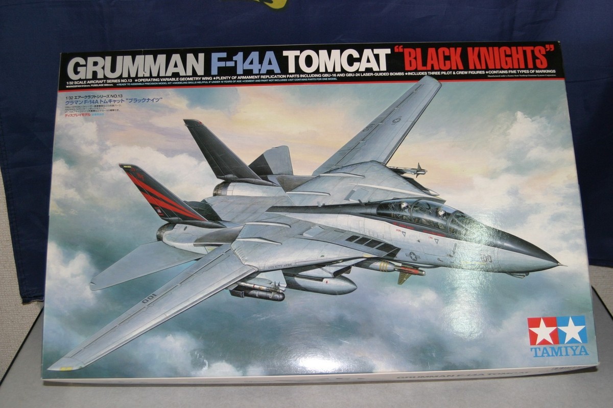 F-14A Grumman Tomcat Black Knights 1/32 TAMIYA JAPAN | eBay