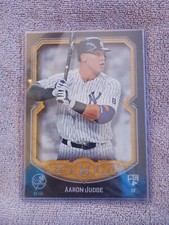 2017 TOPPS AARON JUDGE RC MUSEUM COLLECTION 5X7 9/10 GOLD ROOKIE JUMBO