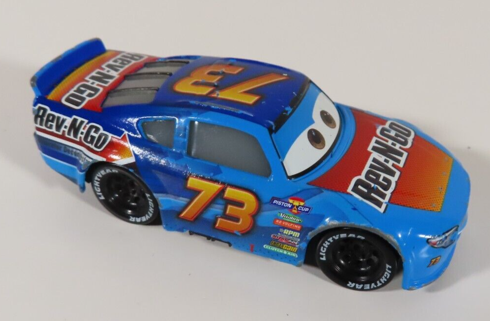 Disney Pixar Cars Rev-N-Go Racer #73 Diecast Desert Race Piston