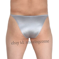 Men Fitness Posing Bikini Briefs Trunks Posing Underwear Beachwear Pouch Brief