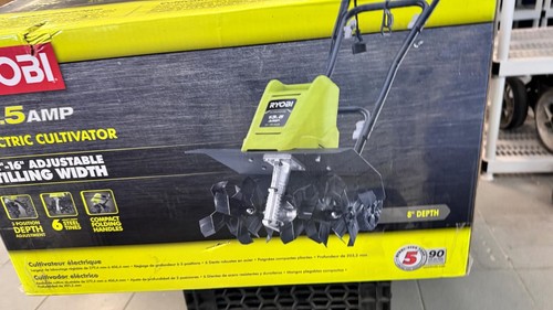 RYOBI 16-Inch 13.5 Amp Corded 120V Cultivator - Picture 2 of 4