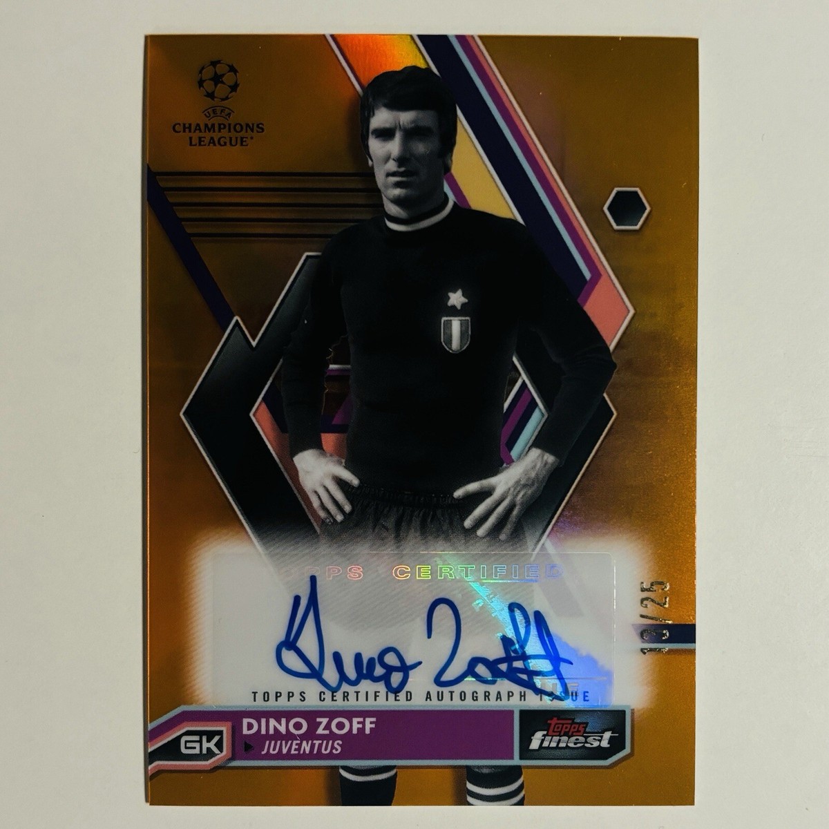 Photo Dédicacée Dino Zoff 12x8 – Légende Italie Juventus Coupe Du Monde Avec COA