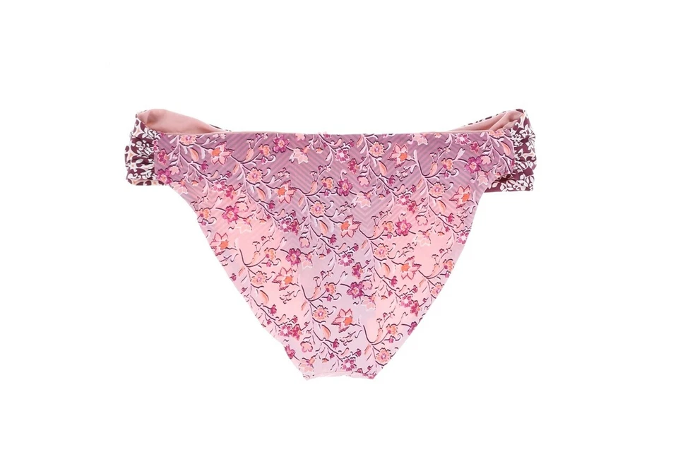 Traje de baño Lucky Brand 159421 para mujer estampado floral rosa rubor talla XS Foto 2 de 2