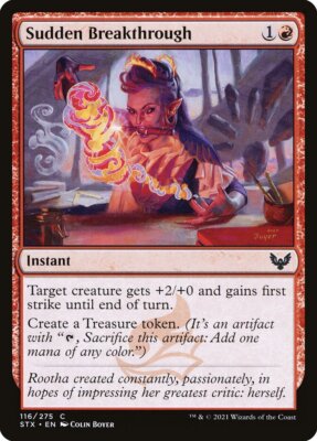 Sudden Breakthrough (116) Strixhaven: School of Mages STX MTG Magic | eBay Sudden Breakthrough (116) Strixhaven: School of Mages STX MTG Magic | eBay