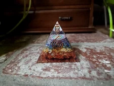 chakra crystal pyramid