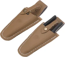 2-Pack Garden Pruner Sheath, Portable Leather Pruning Shears Sheath Pliers Holde
