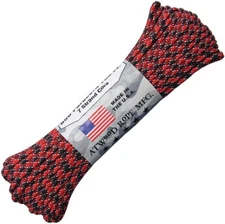 Paracord 100 ft Atwood Rope MFG MADE IN USA Parachute Cord Dead Pool RG1231H &
