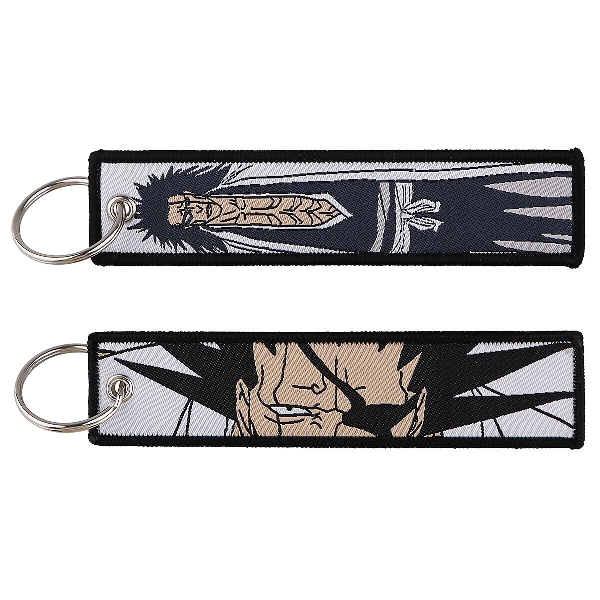 Kenpachi Zaraki Captain Bleach Anime Embroidered Double Sided Key