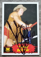 Cowboy Bob Orton Signed 2012 WWE Heritage Card #70 WWF Wrestling Topps RAD
