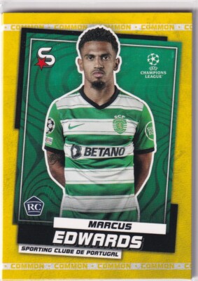 Topps UCL Super-Stars 22/23 Nr. 148 Marcus Edwards Rookie Yellow